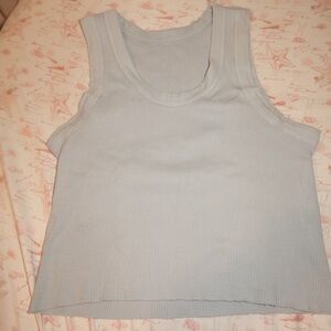 Brandy Melville Light Blue Sleeveless Women's Top